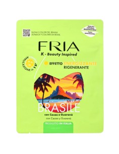 Fria Maschera Viso In Tessuto - Energizzante Brasile - Rigenerante